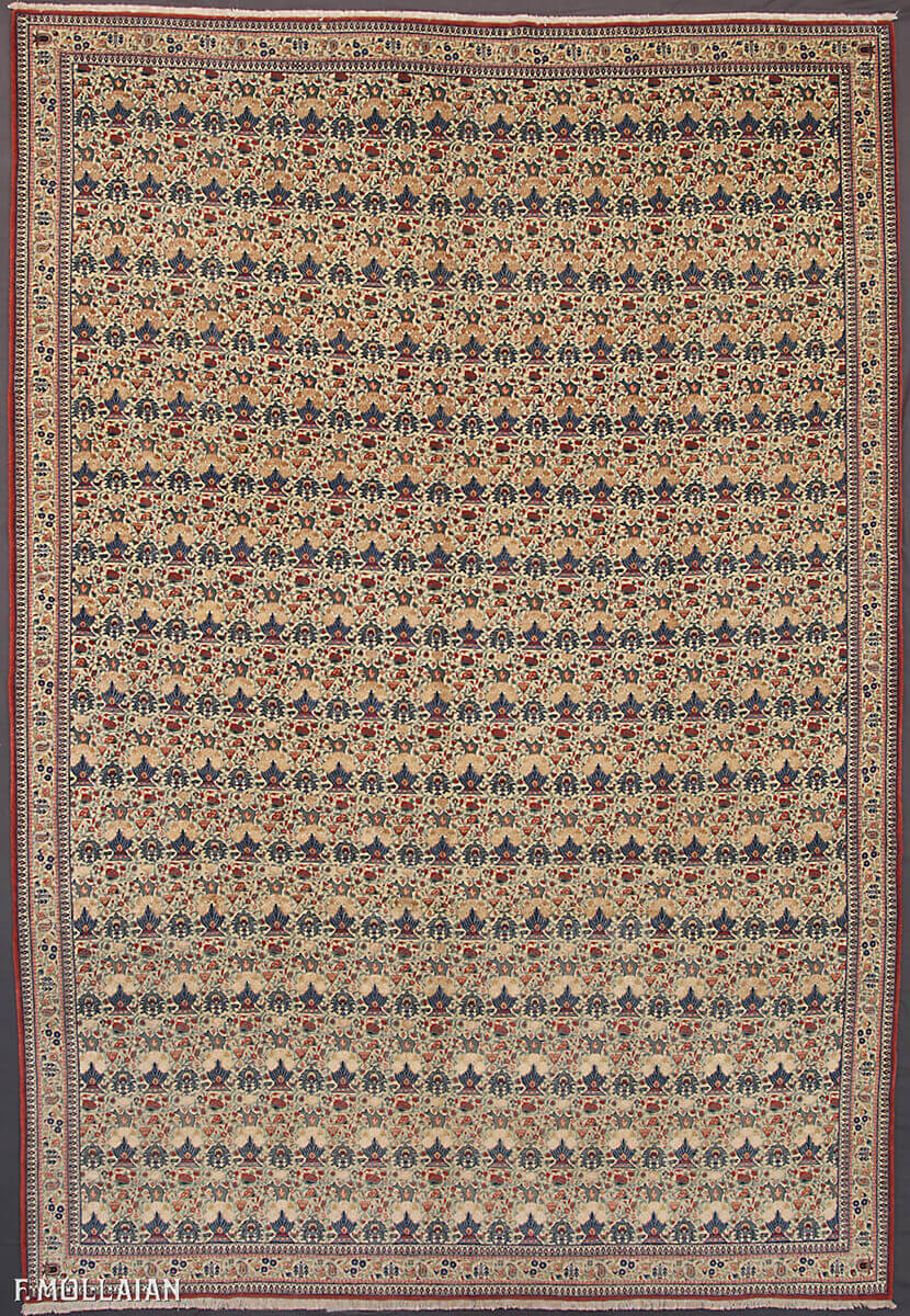Semi-Antique Persian Tehran Part Silk Carpet n°:72828718